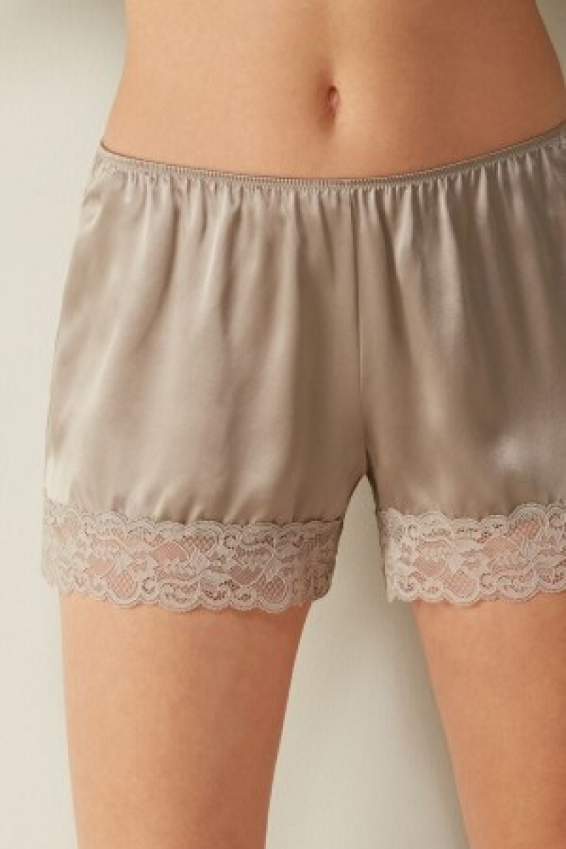 Intimissimi Silk Shorts Natural | DKZDE81137